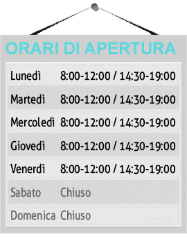 Orari apertura officina